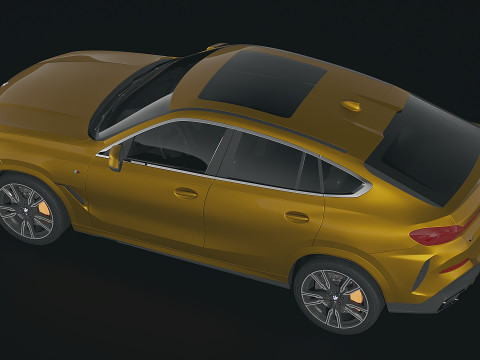 Suv X6 M sport 2020 3D 模型