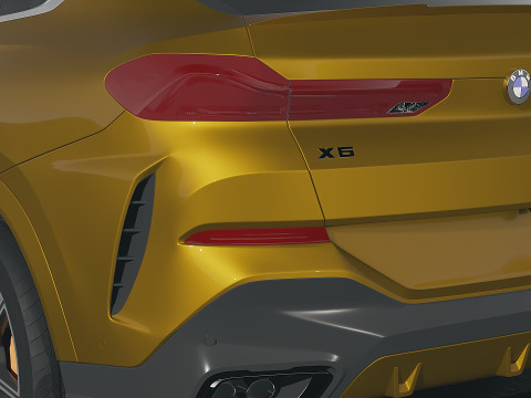 Suv X6 M sport 2020 3D 模型