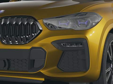 Suv X6 M sport 2020 3D 模型