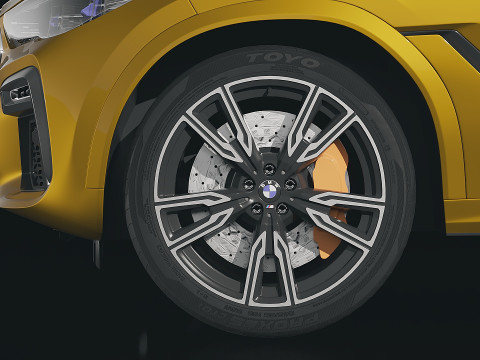 Suv X6 M sport 2020 3D 模型