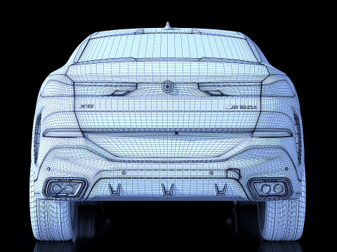 Suv X6 M sport 2020 3D 模型