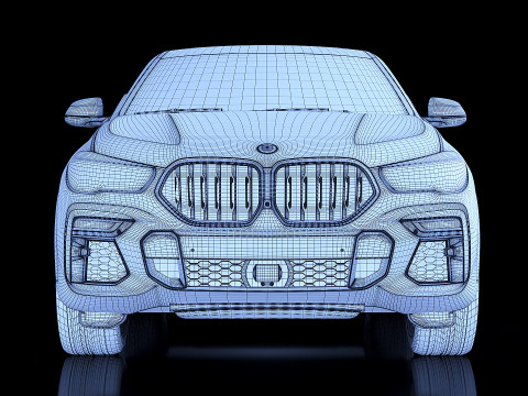 Suv X6 M sport 2020 3D 模型