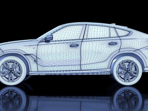 Suv X6 M sport 2020 3D 模型