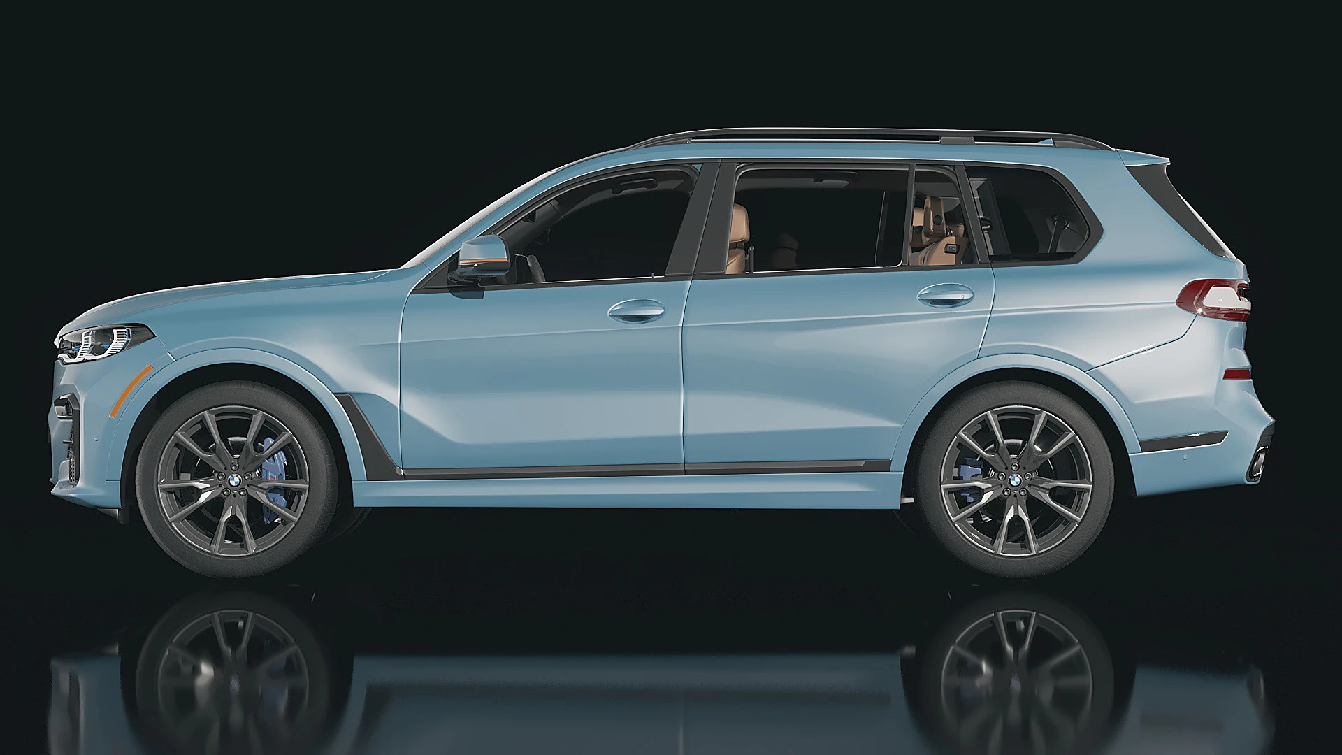 SUV X7 2019 3D Model .c4d .max .obj .3ds .fbx .stl .blend