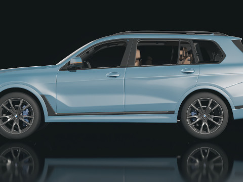 SUV X7 2019 3D 模型