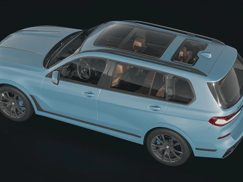 SUV X7 2019 3D Model
