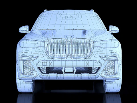SUV X7 2019 3D Model