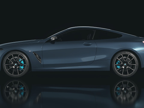 Sedan 8 Series Coupe G15 2018 3D 模型