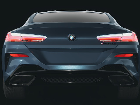 Sedan 8 Series Coupe G15 2018 3D 模型