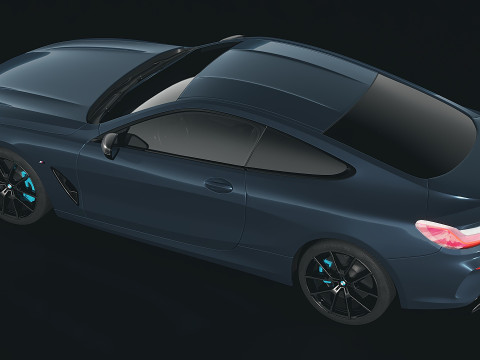 Sedan 8 Series Coupe G15 2018 3D 模型