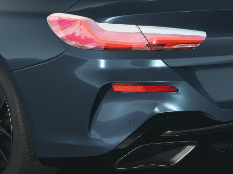 Sedan 8 Series Coupe G15 2018 3D 模型