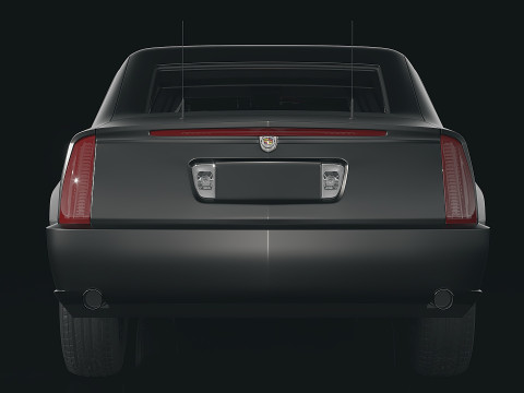 Presidential State Car Black 2009 3D 模型