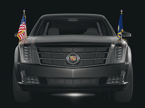 Presidential State Car Black 2009 3D 模型