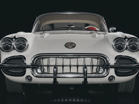 Chevrolet Corvette 1960 3D Model