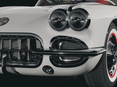 Chevrolet Corvette 1960 3D Model