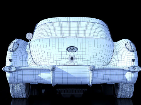Chevrolet Corvette 1960 3D Model