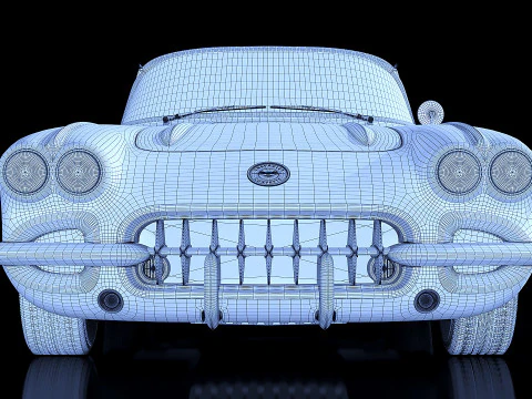 Chevrolet Corvette 1960 3D Model