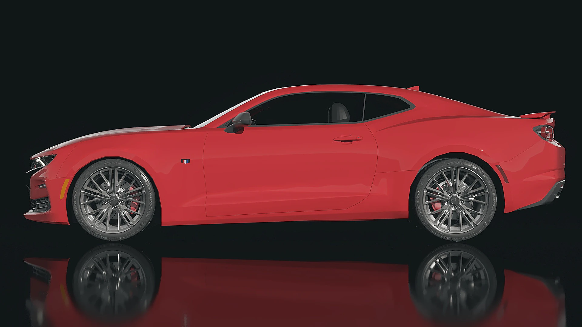 Chevrolet Camaro RS 2019 3D Model .c4d .max .obj .3ds .fbx .stl .blend 
