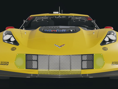 Sportscar Corvette C7R 2015 Modelo 3D