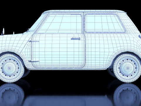 Old Mini S MK1 3D Модель