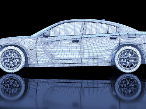 Dodge Charger 2015 Modelo 3D