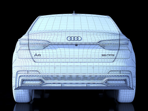 Audi A6 2019 3D Model