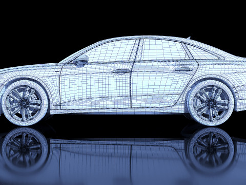 Audi A6 2019 3D Model