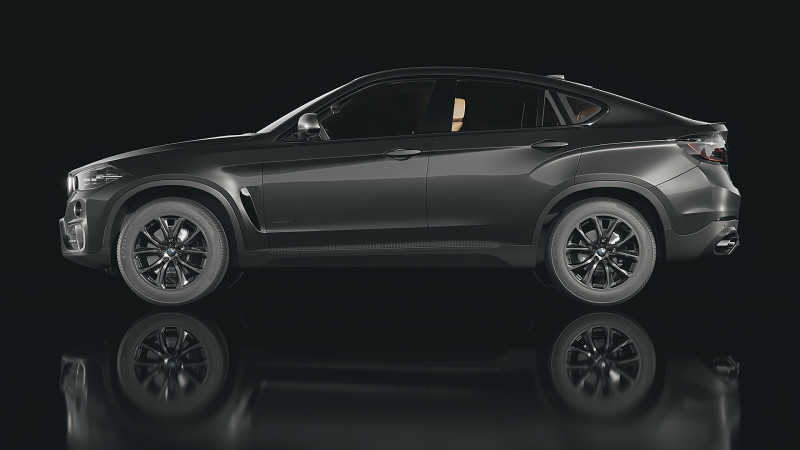 SUV X6 xDrive50i 3D Model .c4d .max .obj .3ds .fbx .stl .blend