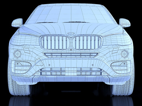 SUV X6 xDrive50i 3D Model