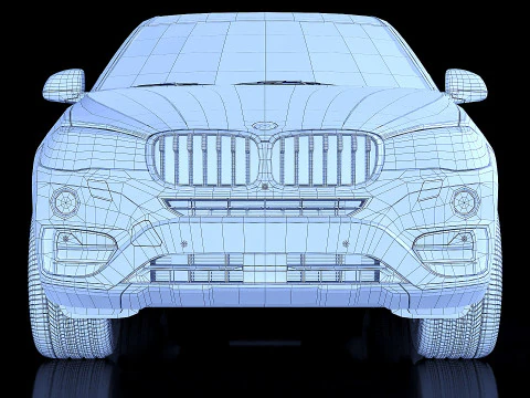 SUV X6 xDrive50i 3D Model