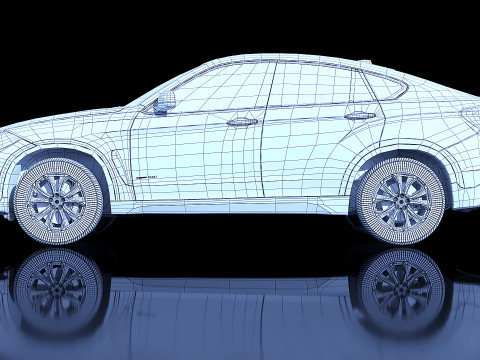 SUV X6 xDrive50i 3D Model