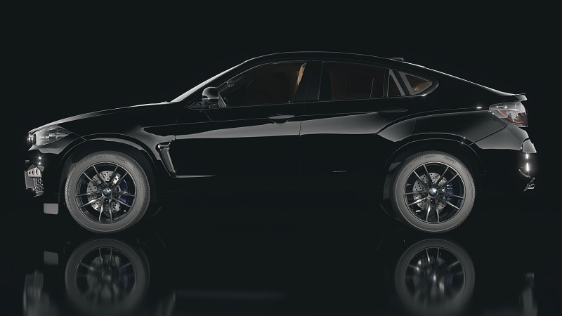 SUV X6M 2015 Model 3D .c4d .max .obj .3ds .fbx .stl .blend