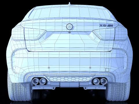 SUV X6M 2015 Model 3D