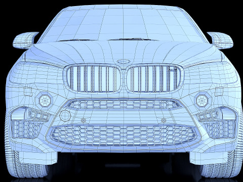 SUV X6M 2015 Model 3D