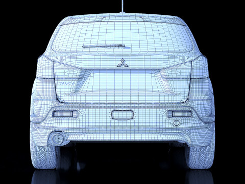 Mitsubishi ASX 2013 Modello 3D
