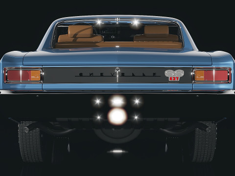 Chevrolet Chevelle SS 1966 3D 모델