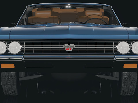 Chevrolet Chevelle SS 1966 3D 모델