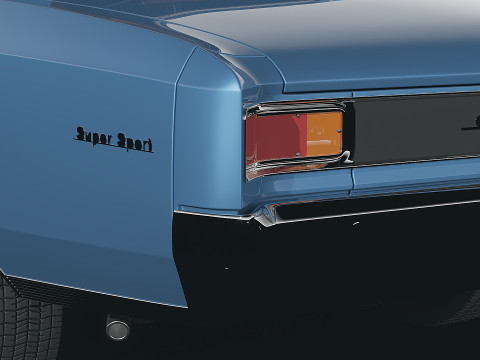 Chevrolet Chevelle SS 1966 3D 모델