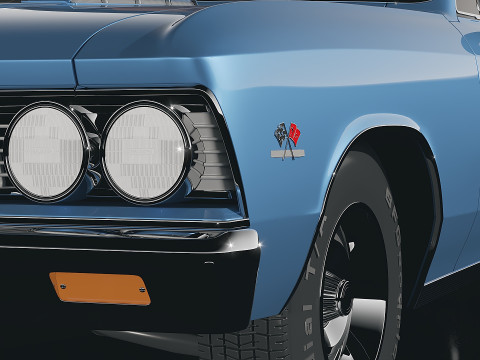Chevrolet Chevelle SS 1966 3D 모델