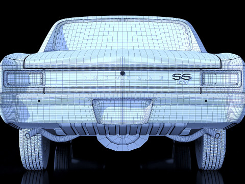 Chevrolet Chevelle SS 1966 3D 모델