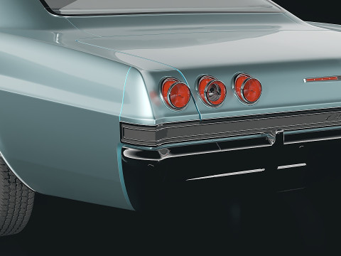 Chevrolet Impala 1965 3D 모델