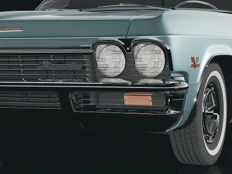 Chevrolet Impala 1965 3D Model