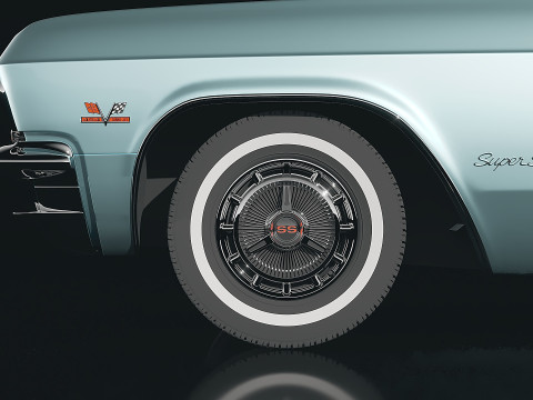 Chevrolet Impala 1965 3D 모델