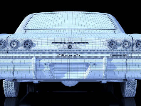 Chevrolet Impala 1965 3D 모델