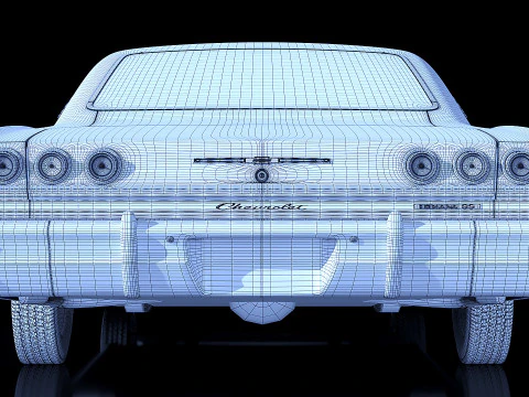 Chevrolet Impala 1965 3D Model