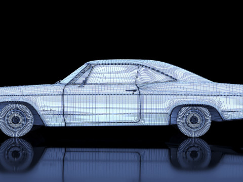 Chevrolet Impala 1965 3D 모델