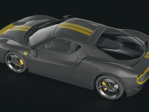 Ferrari 296 GTB 3D 模型