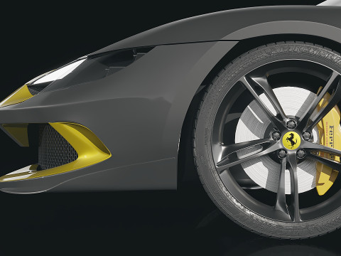 Ferrari 296 GTB 3D 模型