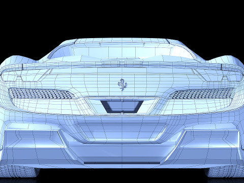 Ferrari 296 GTB 3D 模型