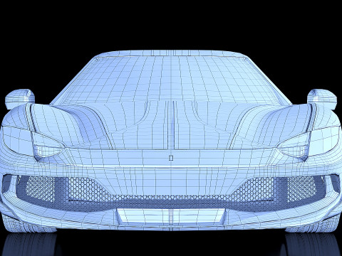 Ferrari 296 GTB 3D 模型